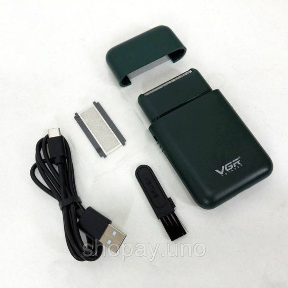 Портативна бритва VGR V-390, Бритва професійна для гоління, Електричне бездротове гоління NW-32 | Зображення 1