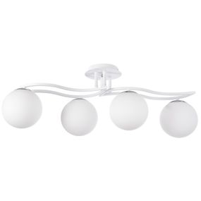 Люстра молекула потолочная в спальню E27 60W WH (BL-318S/4)