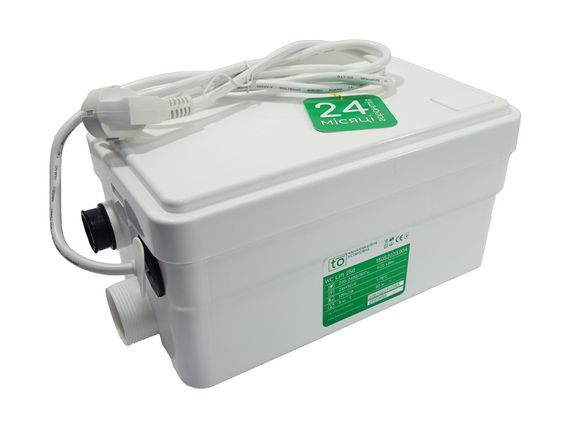 WC Lift 250 Насос каналізаційний 0,25kW(для ум. та душ.) 2in+1out,120л/хв. до t.75°С toНасоси