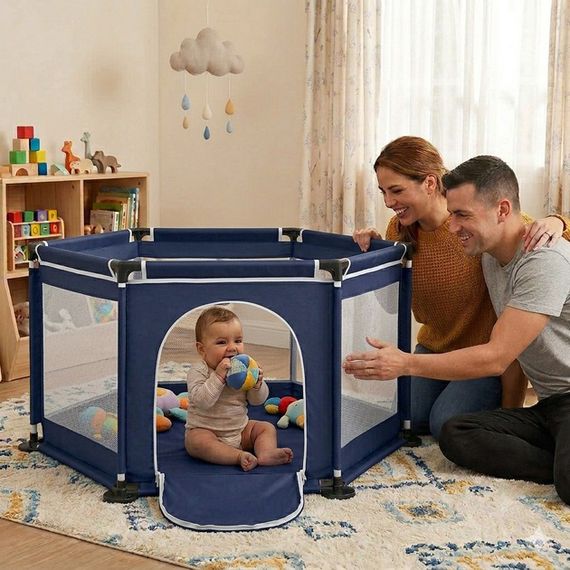 Палатка для детей в детскую комнату, Универсальный манеж для дома и улицы Манеж маленького ребенка IH-39 | Зображення 3