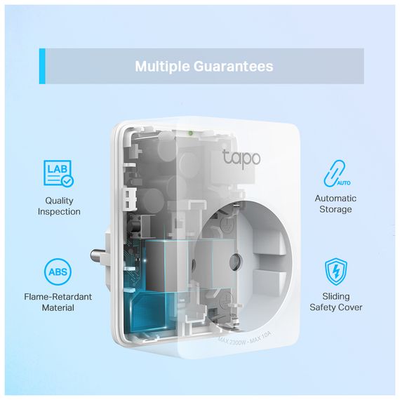 Розумна розетка TP-Link Tapo P100 (2-pack) (Tapo P100(2-pack)) | Зображення 6