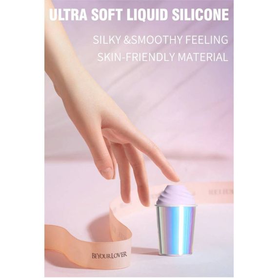 Вакуумний стимулятор у формі стаканчика з трубочкою BeYourLover Joy Cup голубий, 9.1 см х 4.6 см sexstyle | Зображення 9