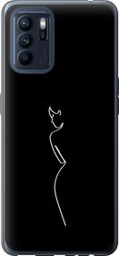 Чехол на Oppo Reno6 Z Силуэт1 "4590u-2477-17620"