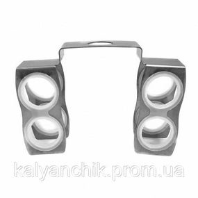 Держатель для шланга кальяна алюминиевый двойной