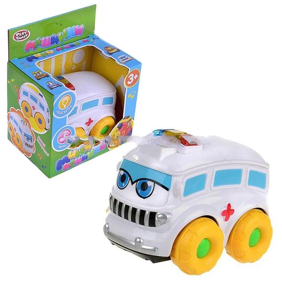 Музична машинка Міські служби PlaySmart 7438 з підсвічуванням
 Біла швидка допомога