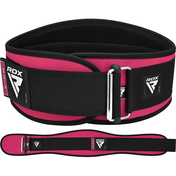 Пояс для важкої атлетики RDX RX3 EVA Curve неопреновий SHARP PINK-XS