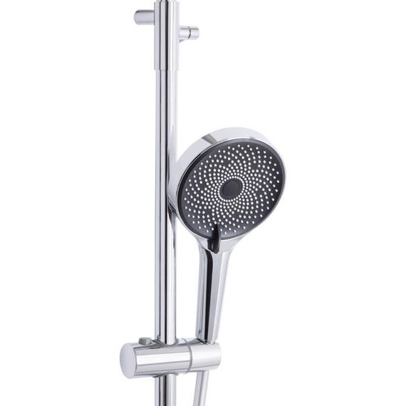 Душова система універсальна Qtap Sloup термостатична на два споживача QTSL57103ONC Chrome | Зображення 3