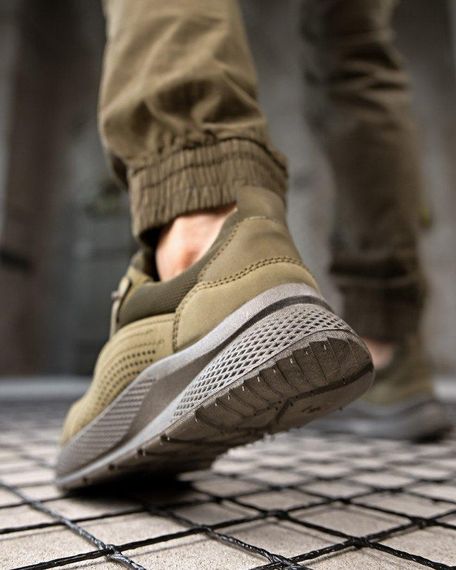 Демісезонні мілітарі кросівки олива ПП7867 | Зображення 6