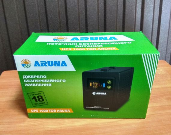 Джерело безперебійного живлення ARUNA UPS 1000 TOR | Зображення 1