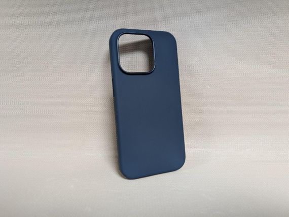 Чохол для iPhone 15 Pro / Айфон 15 Про Proove Soft Touch MagSafe, TPU, матовий, синій | Зображення 3