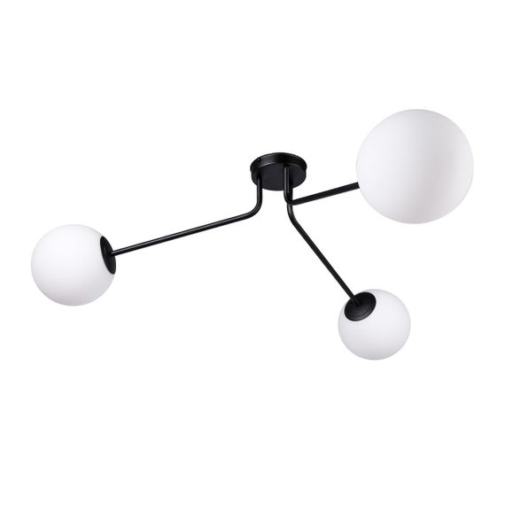 Люстра стельова (світильник) Opal 1803 Чорний, Atmolight | Зображення 2