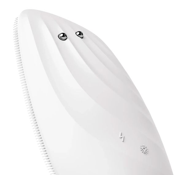 Очищувальна щітка для обличчя GESKE Sonic Thermo Facial Brush&Face-Lifter 8в1 white, Білий | Зображення 4