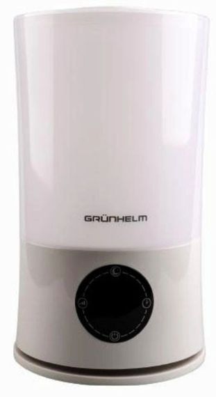 Ультразвуковой увлажнитель воздуха Grunhelm GHF-20LED прибор для увлажнения в квартиру офис LED дисплей 25 Вт | Зображення 1