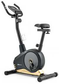 Велотренажер Hop-Sport HS-2080 Spark чорно-золотистий (2020)