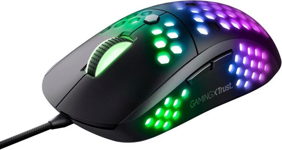 Ігрова мишка Trust GXT 960 Graphine провідна, 10000 DPI, 6 кнопок, RGB, програмована, легка, чорна, USB, геймерська | Зображення 4