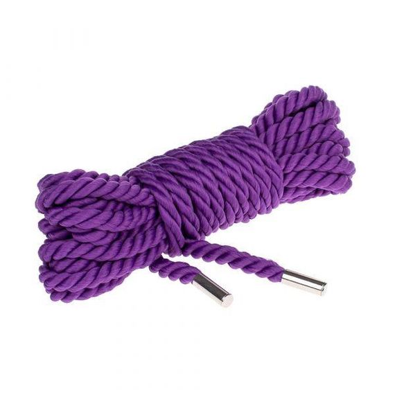 Мотузка для бондажу Premium Silky 5M, Purple sexstyle