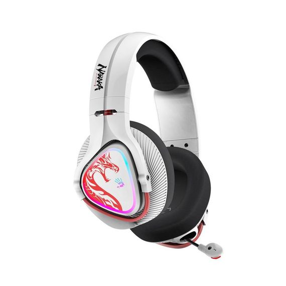 Навушники ігрові Bloody MR720 (Naraka), RGB, колір білий | Зображення 2