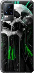 Чехол на Vivo V21E Череп-часы "4100u-2375-17620"