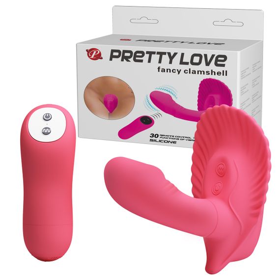 Вібратор - Pretty Love Fancy Clamshell Pink Sex Aura