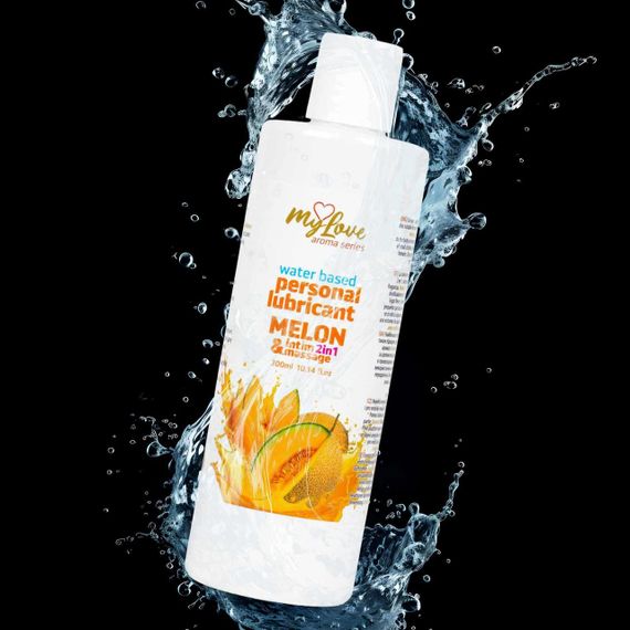 2в1 лубрикант та масажний гель - MyLove Aroma Series Intim&Massage Melon, 300 мл Sex Aura | Зображення 3