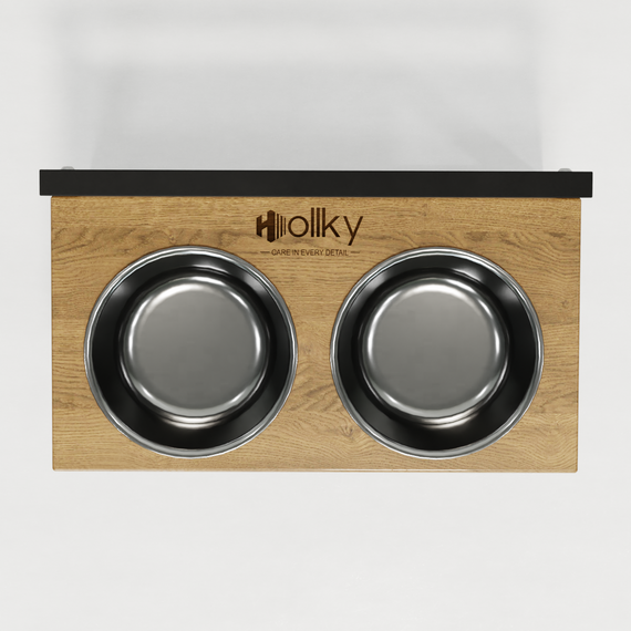 Миски на регулируемой подставке для средних собак Hollky Flex M (2 × 0.85 л) FM-422530-BLNT | Зображення 4