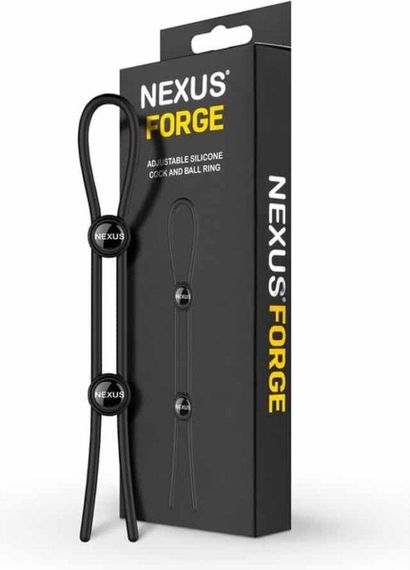 Подвійне ерекційне кільце-ласо Nexus FORGE (м'яте паковання!!!) Sex Aura | Зображення 5