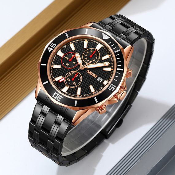 Skmei 9335RGBK Rose Gold-Black | Зображення 3