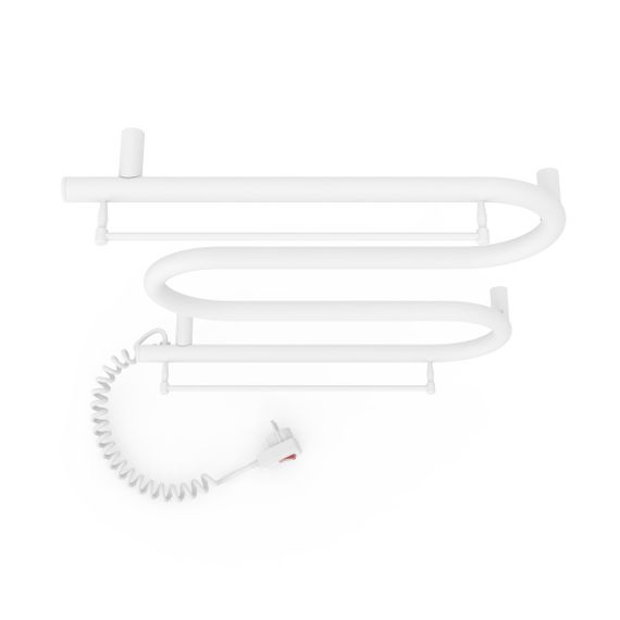 Електрична рушникосушарка Laris Зебра Змійовик 25 ЧФ3 500 х 500 з 2-ма поличками Е (підкл. зліва) | Зображення 3