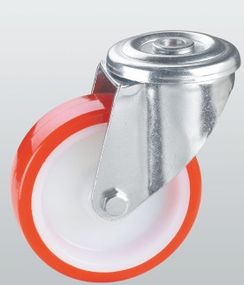 Колесо поворотное STANDART с отверстием 4305-ST-080-R