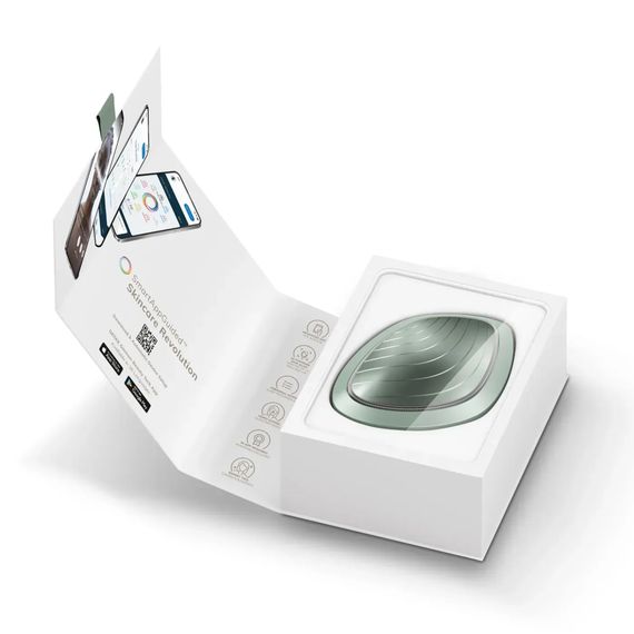Ультразвукова маска тепло та холод GESKE Sonic Warm&Cool Mask 9в1 white, Зелений | Зображення 8