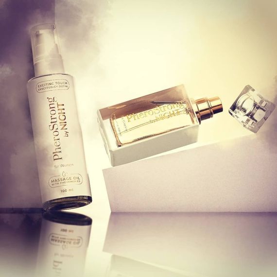 Масажна олія з феромонами для жінок PheroStrong by Night, 100 мл sexstyle | Зображення 1