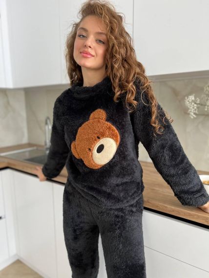 Пижама женская Черная 2XL (2502) | Зображення 2