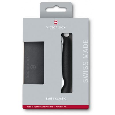 Набір ножів Victorinox SwissClassic Cutting Board Set Black (6.7191.F3)