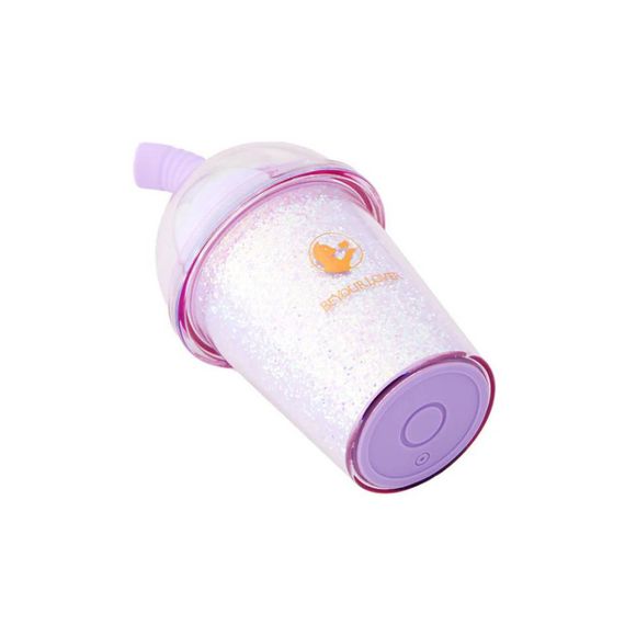 Вакуумний стимулятор у формі стаканчика з трубочкою BeYourLover Joy Cup сяючий бузковий, 9.1 см х 4.6 см Sex Aura | Зображення 5