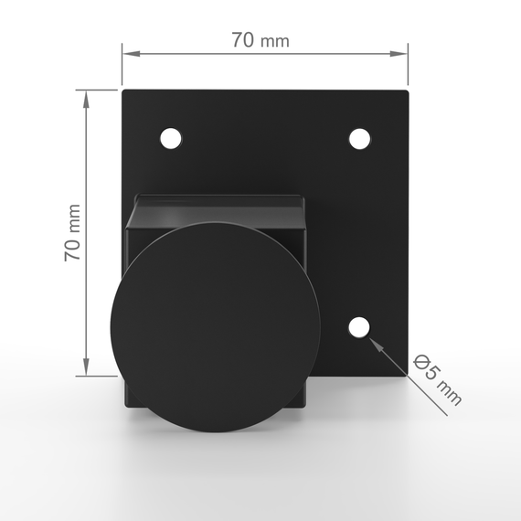 Ніжка регульована з металу H=80 mm | Зображення 7