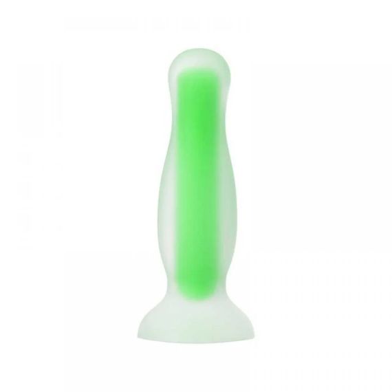 Анальна пробка, що світиться, салатова