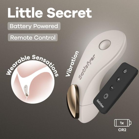 Вібратор у трусики Satisfyer Little Secret Battery Series з пультом ДК Sex Aura | Зображення 8