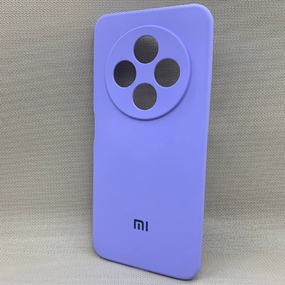 Чохол з логотипом для Xiaomi Redmi 14C 4G | Протиударний | Soft Touch | Бузковий