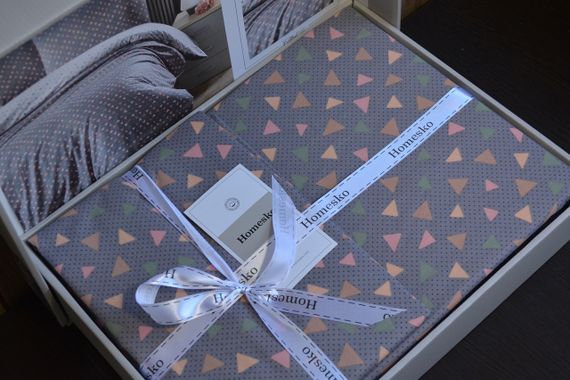 Постільна білизна First Choice Homesko Ranforse сімейний 160 х 220 см Eldon Grey | Зображення 1