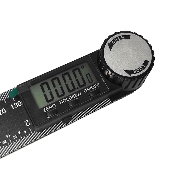 Електронний кутомір Digitaler Angle Ruler 0-200 mm Цифрова лінійка транспортир 0-360° (2833287646) | Зображення 2
