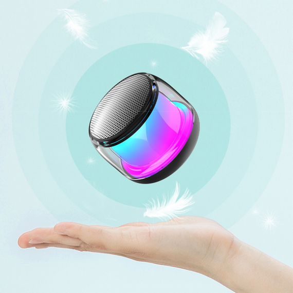 Бездротовий Bluetooth-динамік SV з підсвічуванням 80*80*62mm (sv2282) | Зображення 4
