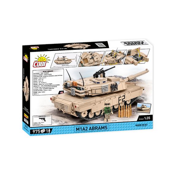 Конструктор Cobi Танк M1A2 Абрамс, 975 деталей (COBI-2622) | Зображення 7