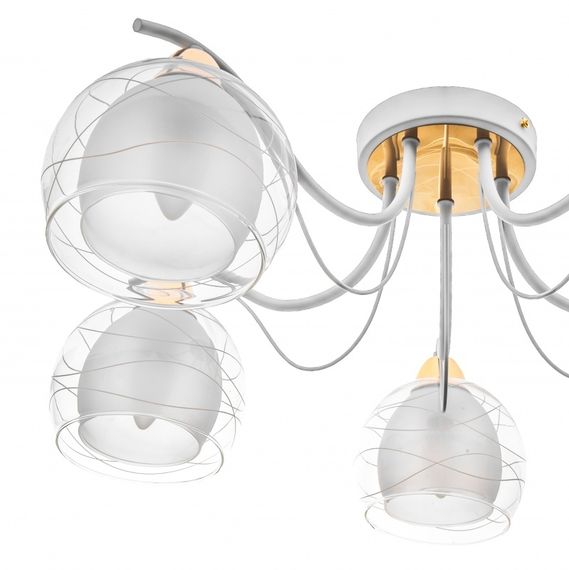 Люстра потолочная в спальню E27 60W WH (LK-629C/5) | Зображення 4