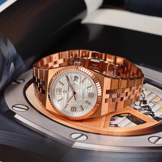 Чоловічий годинник Pagani Design PD-YS027 Gold-White | Зображення 4