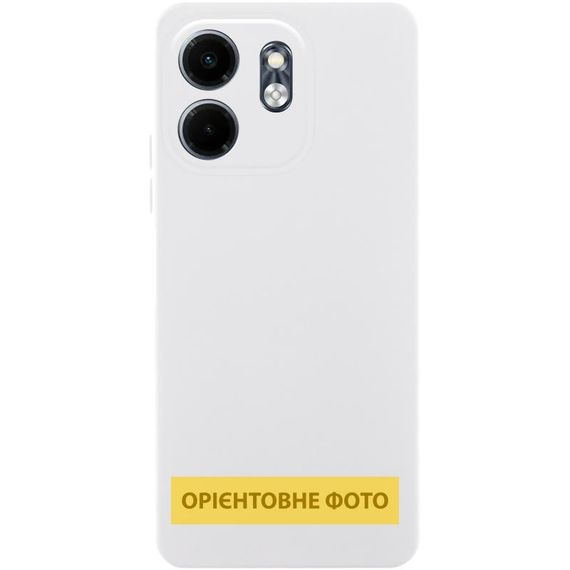 Чохол TPU GETMAN Liquid Silk Full Camera для Motorola Moto G55 5G Білий / White
