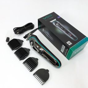 Электробритва для стрижки головы VGR, Триммер с насадками разной длины, Електромашинка для стрижки FN-19