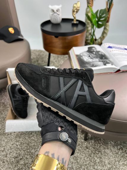 Чоловічі кросівки Exchange AX All Black замша , текстиль , В'єтнам 42 26.5-27см | Зображення 3