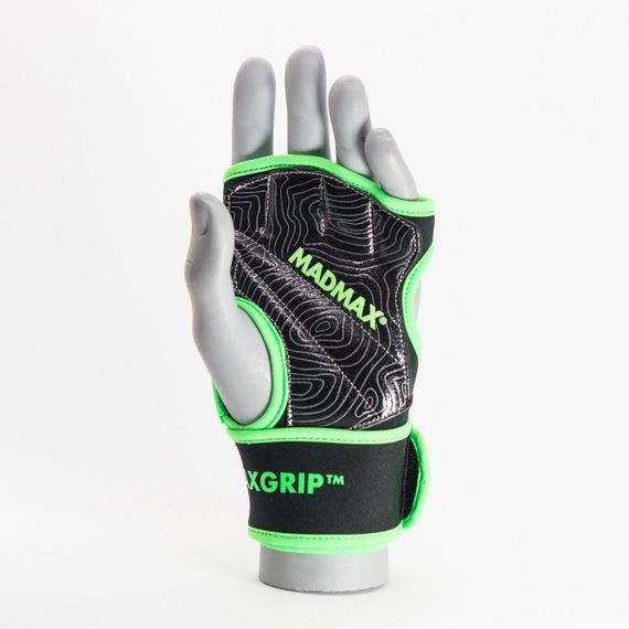 Рукавички для фітнесу MadMax MFG-303 MAXGRIP neoprene wraps Black/Grey L/XL | Зображення 3