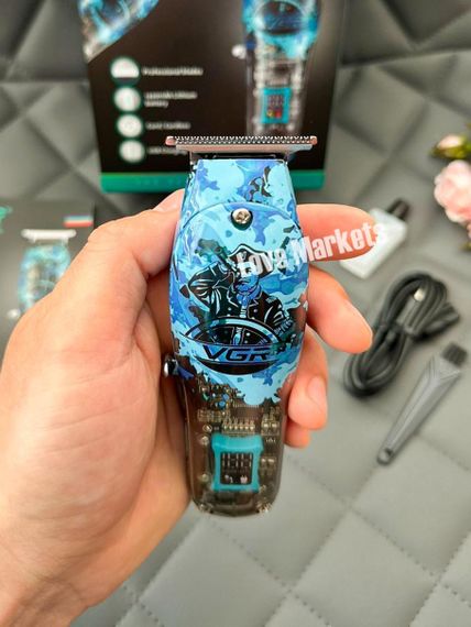 Машинка для стрижки волос 3 в 1 XPRO VGR 645 чорний (43861-VGR 645_1960) | Зображення 4