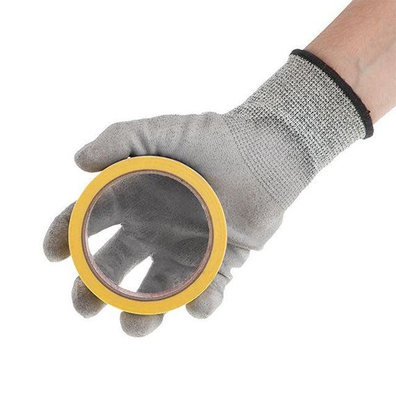 Стрічка малярська 38 мм, 20 м, жовта INTERTOOL DM-3820 | Зображення 2